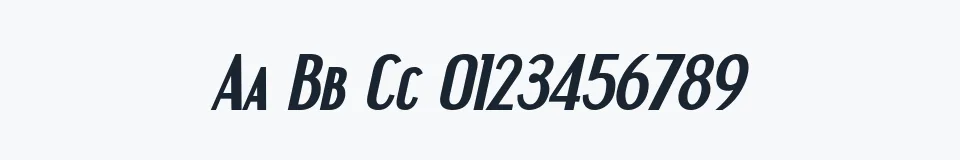 Rzeczywista próbka kroju Engebrechtre — Aa Bb Cc 0123456789