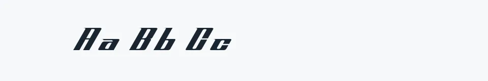 Rzeczywista próbka kroju AddSpeedy — Aa Bb Cc 0123456789