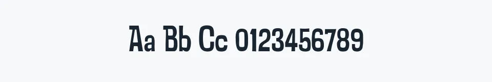 Rzeczywista próbka kroju Psychatronic — Aa Bb Cc 0123456789