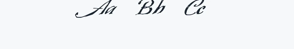 Rzeczywista próbka kroju Queensland — Aa Bb Cc 0123456789