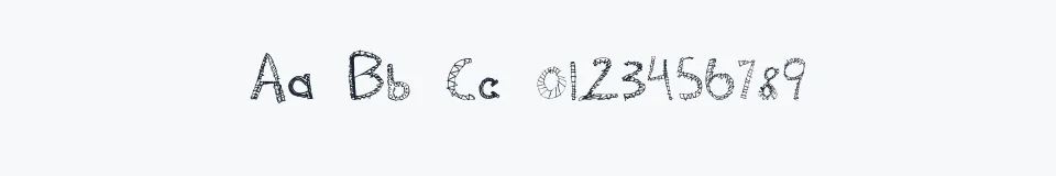Rzeczywista próbka kroju Camden — Aa Bb Cc 0123456789
