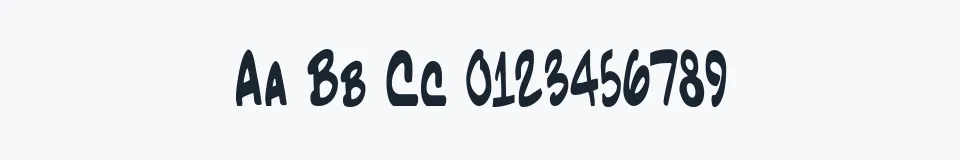 Rzeczywista próbka kroju JazzText — Aa Bb Cc 0123456789