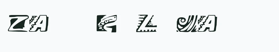 Rzeczywisty podgląd fontu Doodle – Zażółć gęślą jaźń