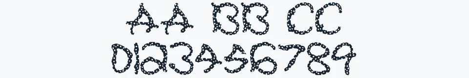 Podgląd czcionki Pretzel