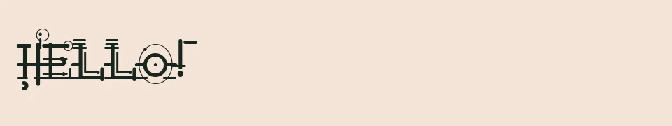 Podgląd ozdobnego napisu