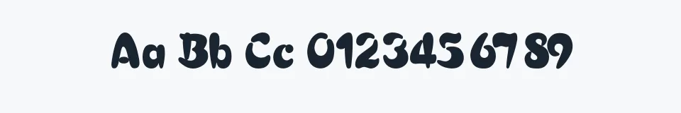Rzeczywista próbka kroju Electrik — Aa Bb Cc 0123456789