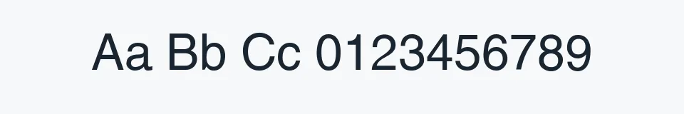 Rzeczywista próbka kroju Cetus — Aa Bb Cc 0123456789