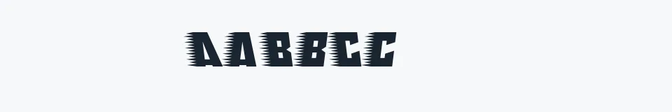 Rzeczywista próbka kroju Endeavour forever — Aa Bb Cc 0123456789