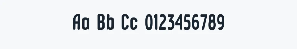 Rzeczywista próbka kroju Epitough — Aa Bb Cc 0123456789