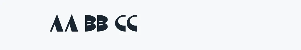Rzeczywista próbka kroju Kozmonauta 2 — Aa Bb Cc 0123456789