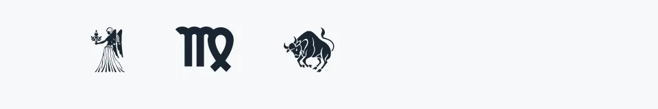 Rzeczywista próbka kroju GE Zodiac — Aa Bb Cc 0123456789
