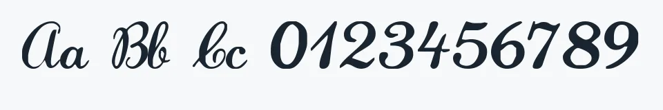 Podgląd czcionki LaurenScript