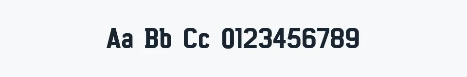 Rzeczywista próbka kroju Licenz Plate — Aa Bb Cc 0123456789