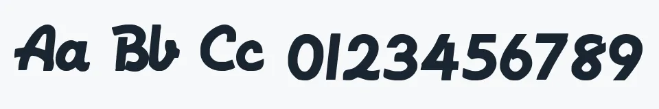 Podgląd czcionki MachineScript