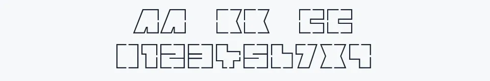 Rzeczywista próbka kroju Mutter — Aa Bb Cc 0123456789