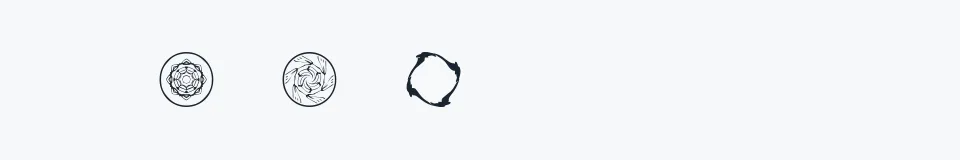 Rzeczywista próbka kroju BR Nouveau Ramblings 2 — Aa Bb Cc 0123456789