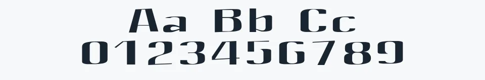 Rzeczywista próbka kroju Quantity — Aa Bb Cc 0123456789