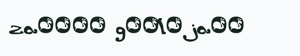 Rzeczywisty podgląd fontu earthling. – Zażółć gęślą jaźń