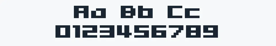 Rzeczywista próbka kroju 04b_09 — Aa Bb Cc 0123456789