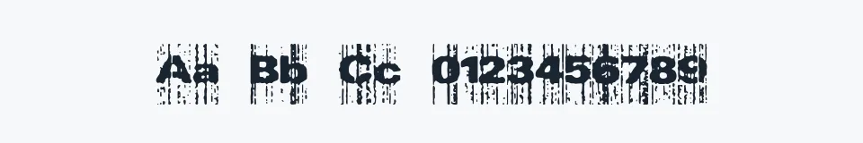 Podgląd czcionki Xerox Malfunction (BRK)