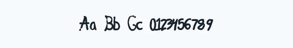 Rzeczywista próbka kroju 4 Star Face Font — Aa Bb Cc 0123456789