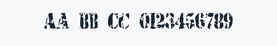 Podgląd czcionki 4YEOstamp