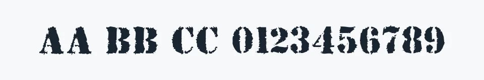 Podgląd czcionki Due Date