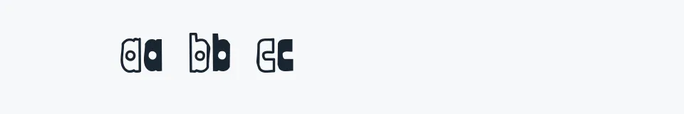 Rzeczywista próbka kroju font twelve — Aa Bb Cc 0123456789