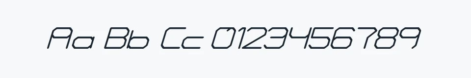 Rzeczywista próbka kroju Fontmaker's Choice — Aa Bb Cc 0123456789