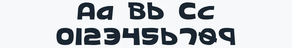 Rzeczywista próbka kroju King's Ransom — Aa Bb Cc 0123456789