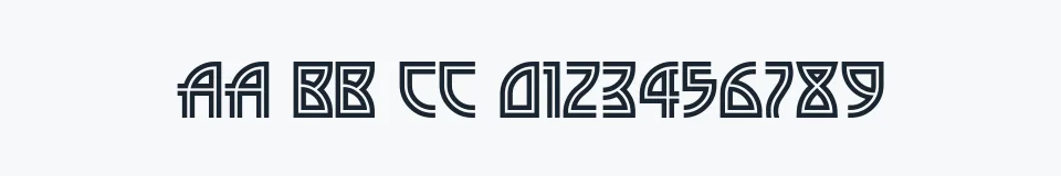 Rzeczywista próbka kroju MadisonSquare — Aa Bb Cc 0123456789