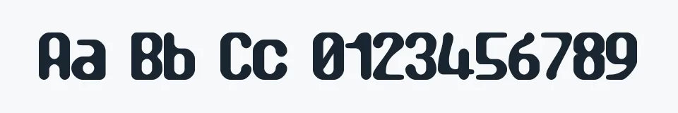 Rzeczywista próbka kroju TRAGIC (BRK) — Aa Bb Cc 0123456789
