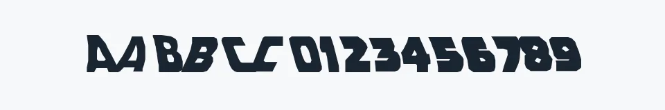 Rzeczywista próbka kroju Back ttf — Aa Bb Cc 0123456789