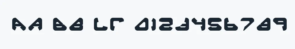 Rzeczywista próbka kroju Backup Generation — Aa Bb Cc 0123456789