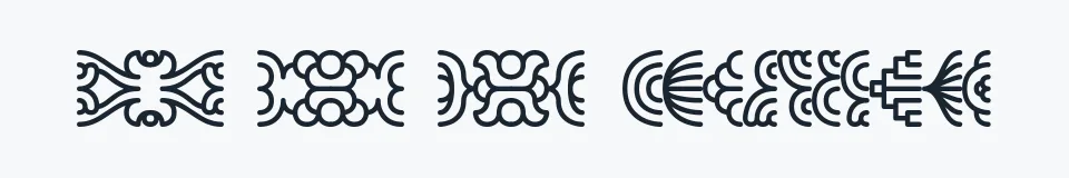 Rzeczywista próbka kroju Line Dings BRK — Aa Bb Cc 0123456789