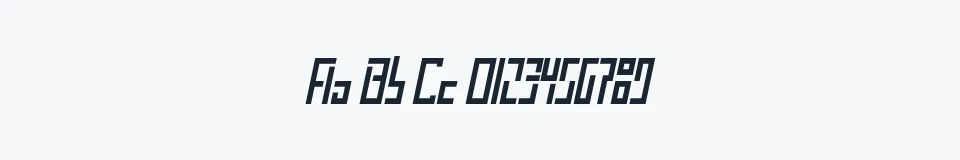 Podgląd czcionki Operational Amplifier