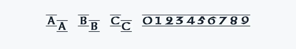 Rzeczywista próbka kroju Ribbon — Aa Bb Cc 0123456789