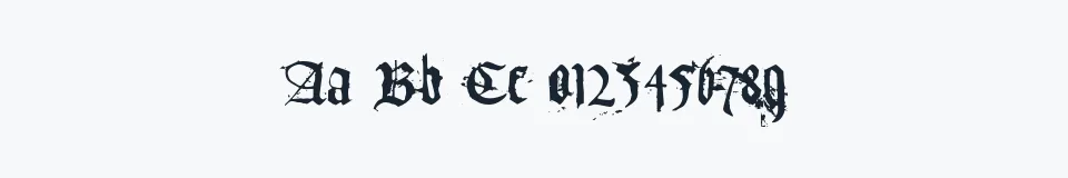 Podgląd czcionki Tfu Tfu