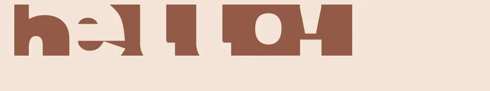 Podgląd ozdobnego napisu