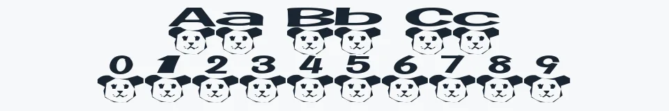 Podgląd czcionki bear