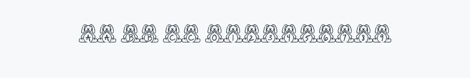 Podgląd czcionki BillyBear EasterFont