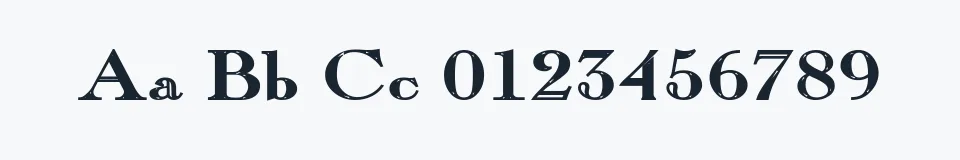Rzeczywista próbka kroju Chopin-Bold — Aa Bb Cc 0123456789