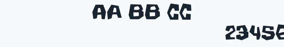 Rzeczywista próbka kroju Coffeehouse — Aa Bb Cc 0123456789