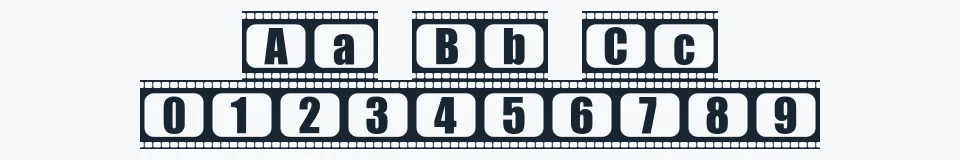 Podgląd czcionki film505