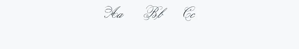 Rzeczywista próbka kroju Belphebe — Aa Bb Cc 0123456789