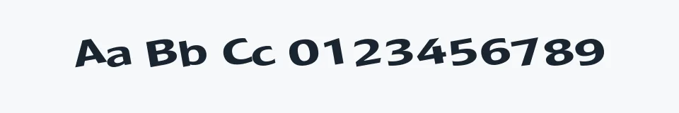 Rzeczywista próbka kroju JamesBond — Aa Bb Cc 0123456789
