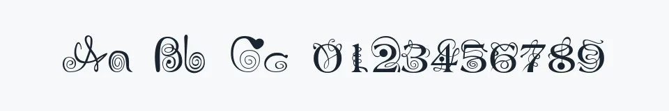 Podgląd czcionki JoliScript