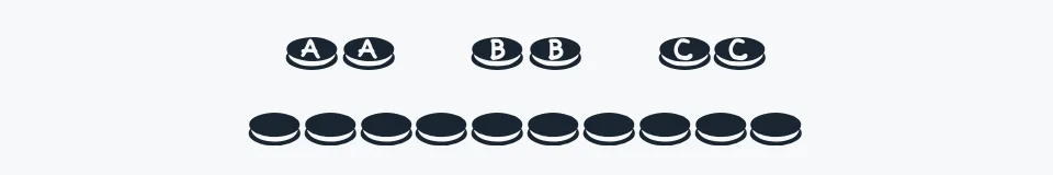 Rzeczywista próbka kroju KR Dunkers — Aa Bb Cc 0123456789