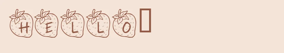 Podgląd ozdobnego napisu