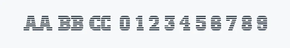 Podgląd czcionki MeninBlue